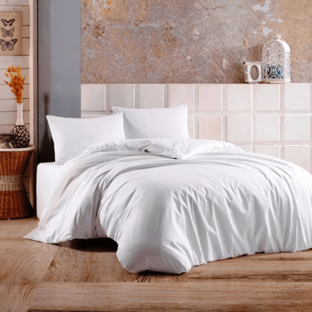 Lenjerie de pat hotelieră Percalle Opera – 100% bumbac, set de 3 piese – O PERSOANĂ HORECA LINE